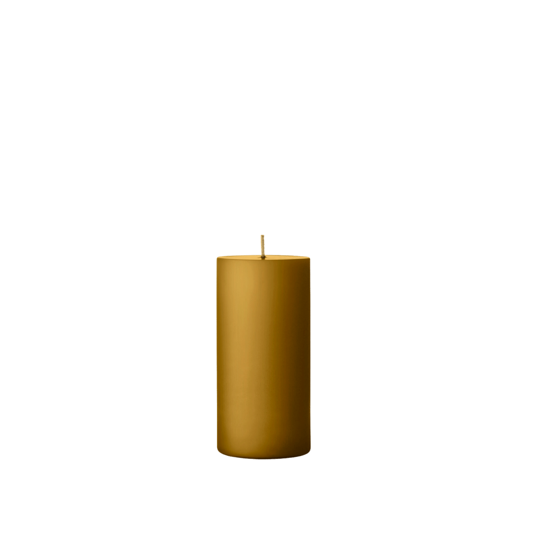 Danish Pillar Candle - Nature 5cm x 10cm