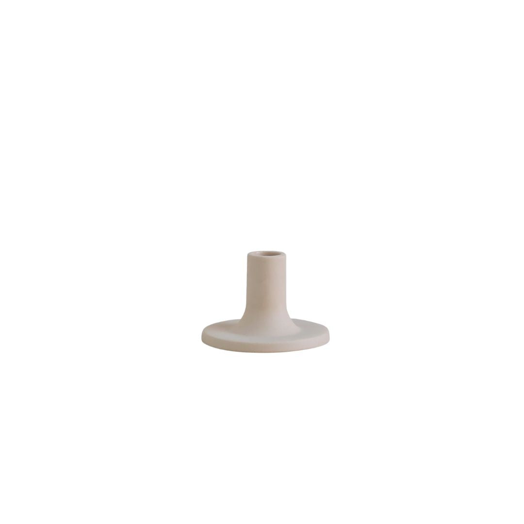 Medium Ceramic Taper Holder - Sand