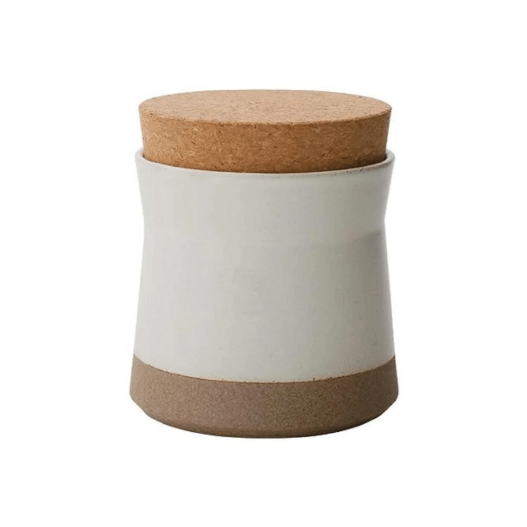 Ceramic Lab Canister - White 400mL