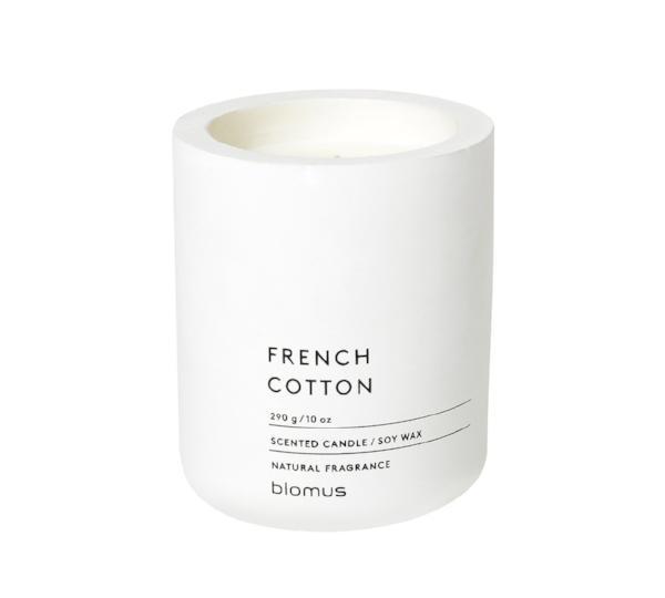 FRAGRA Scented Soy Candle - French Cotton 10oz.