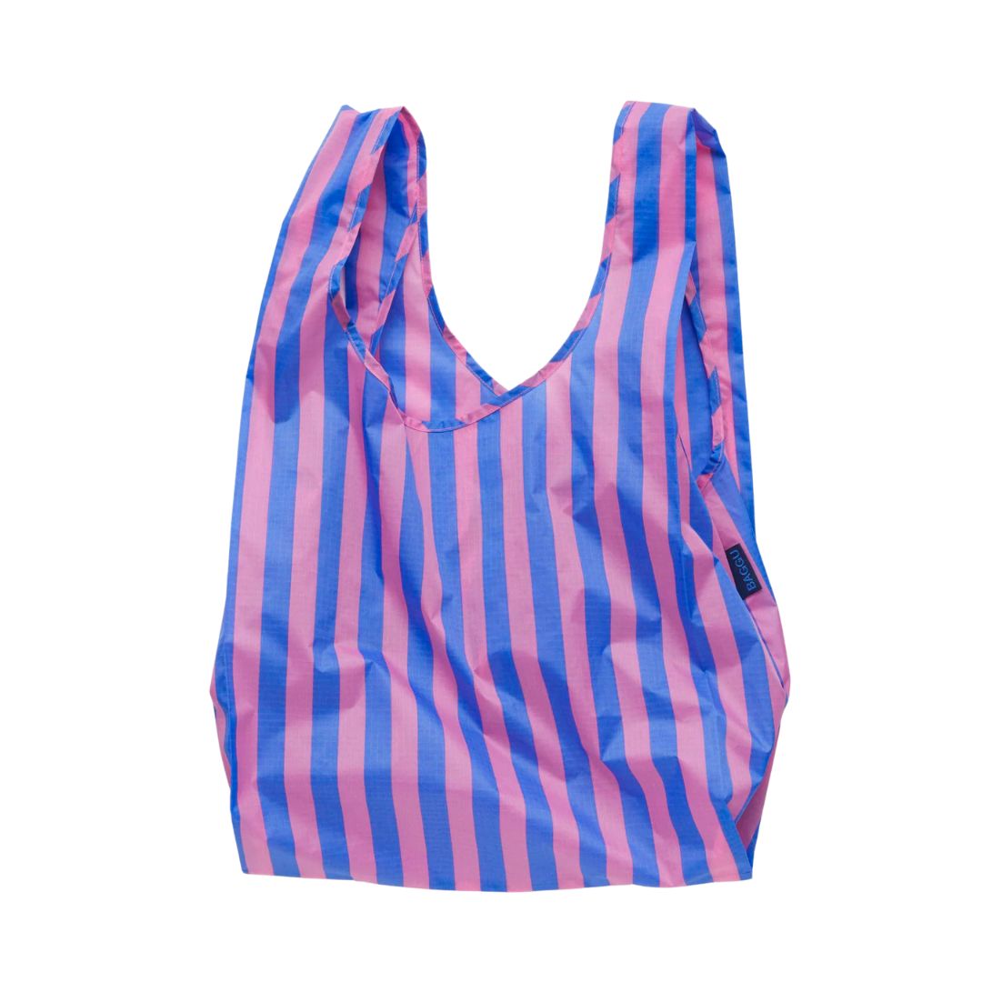Standard Bag - Blue Pink Awning Stripe