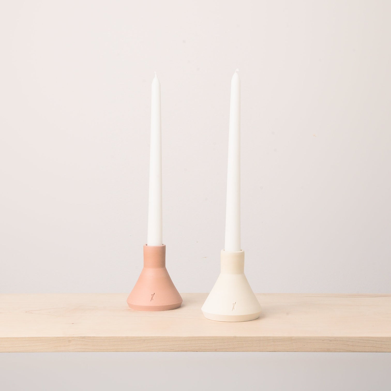 Ceramic Candle holder - L'Ingenu (Coral)