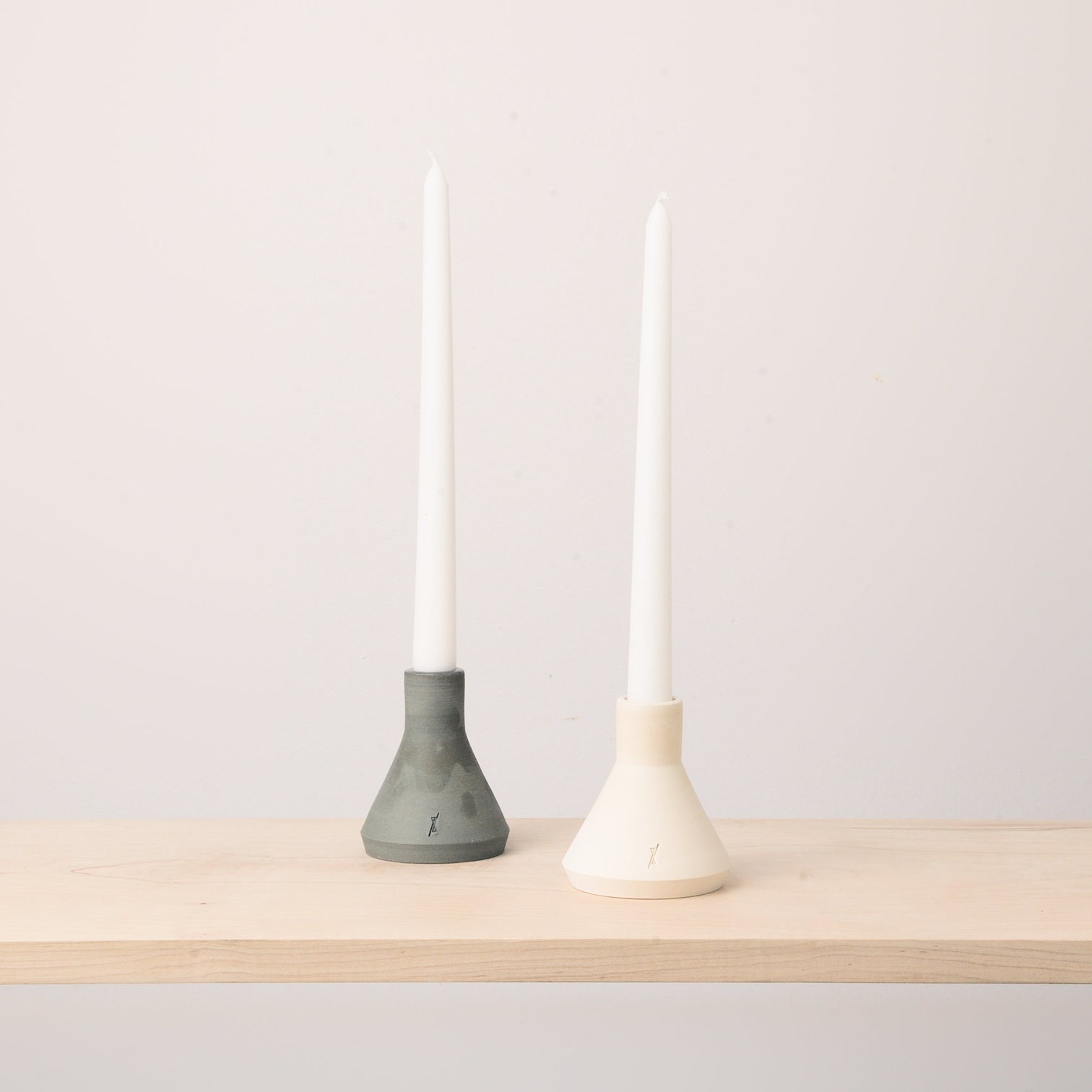 Ceramic Candle holder - L'Impure (Ivory)