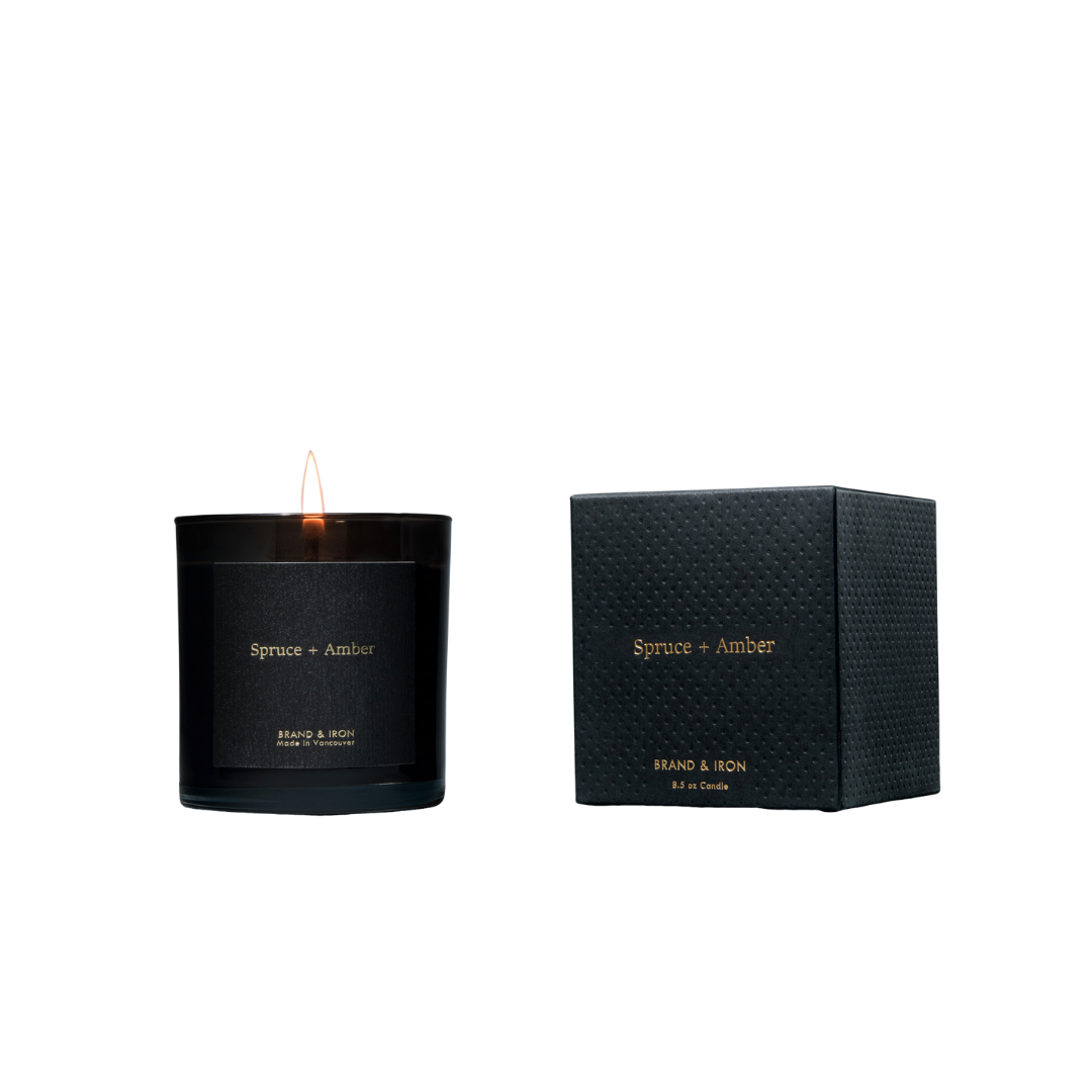 Spruce + Amber Soy Candle