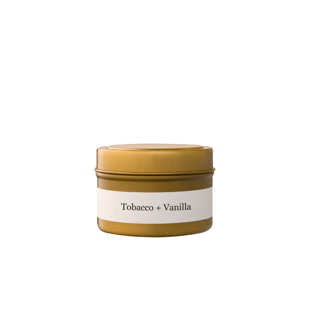 Tobacco + Vanilla Travel Tin Candle